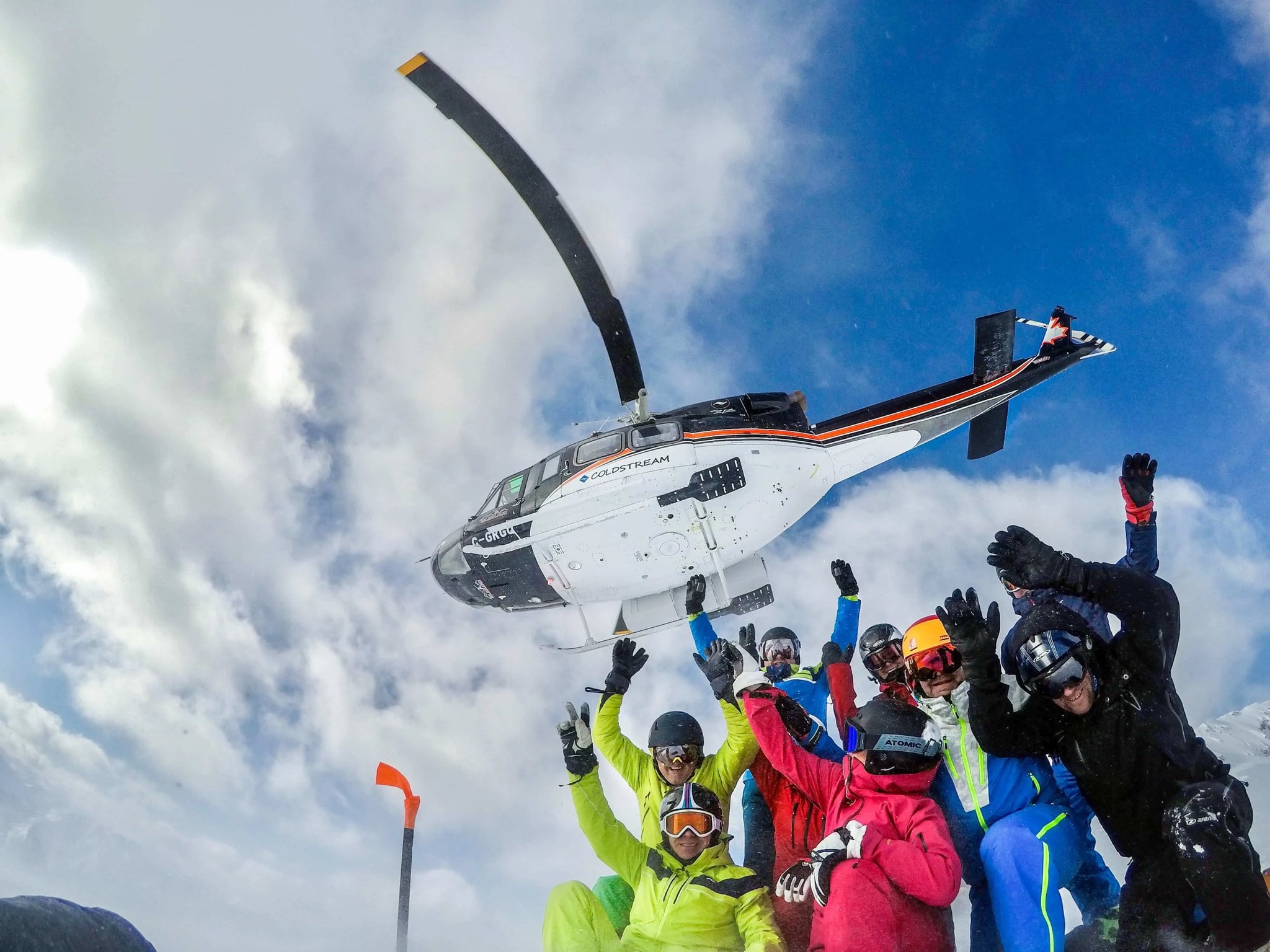 Panorama heliskiing rejse