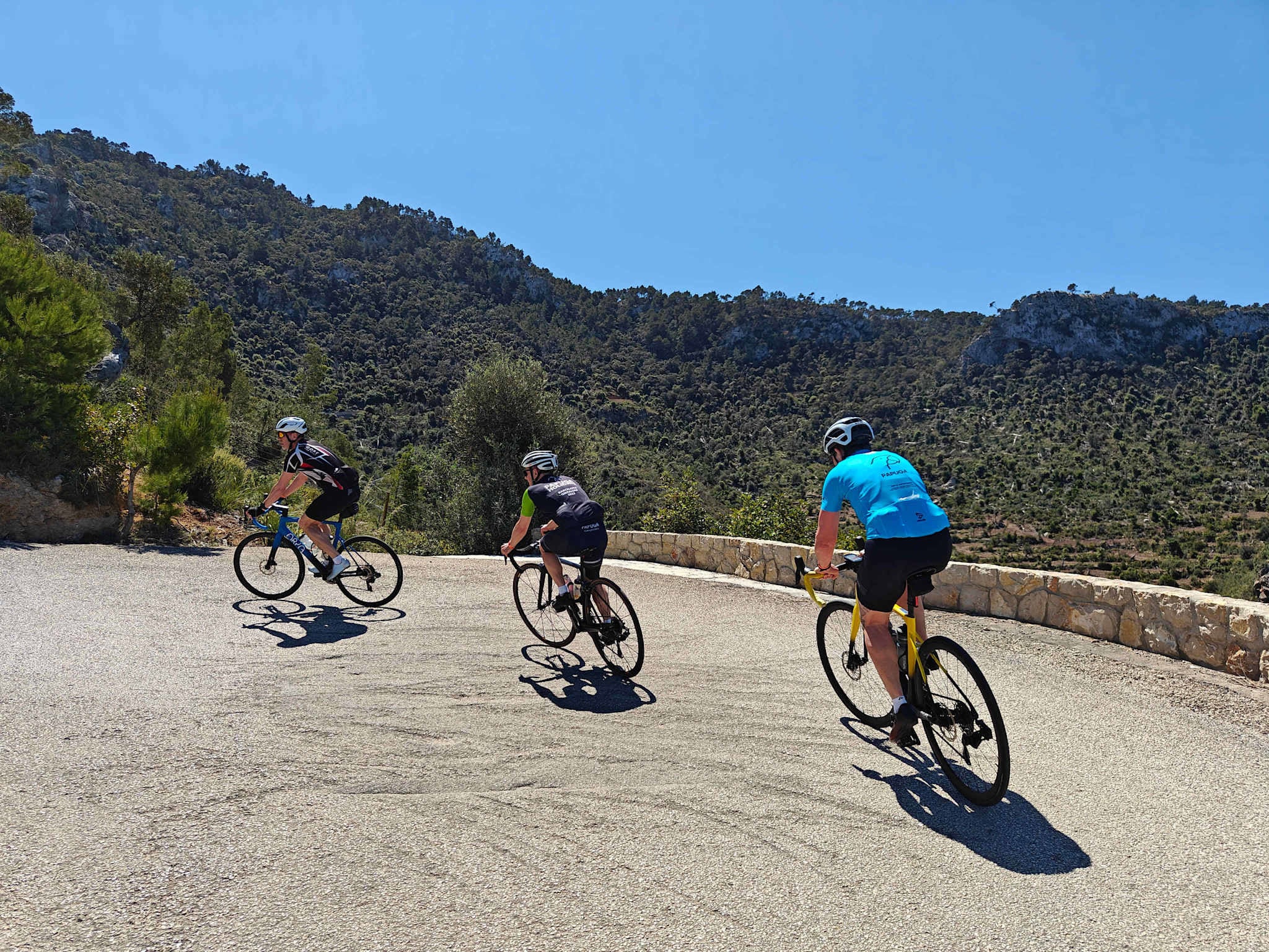 Landevejscykling på Mallorca med Papuga